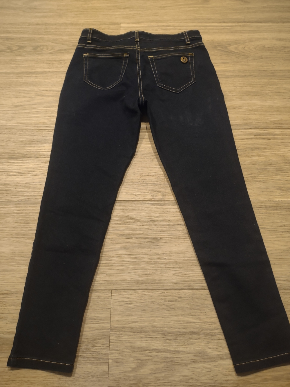 Michael Kors Black Skinny Jeans with Contrast Stitching